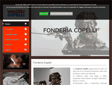 Tablet Screenshot of fonderiacopelli.com